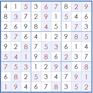 Jogo de Sudoku  Solution